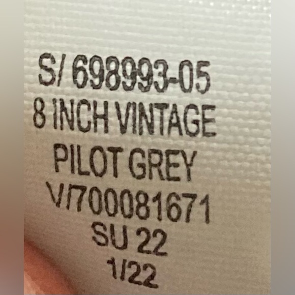 Gap 8” Vintage Men’s Shorts in Pilot Grey - Size 28 - Picture 6 of 7